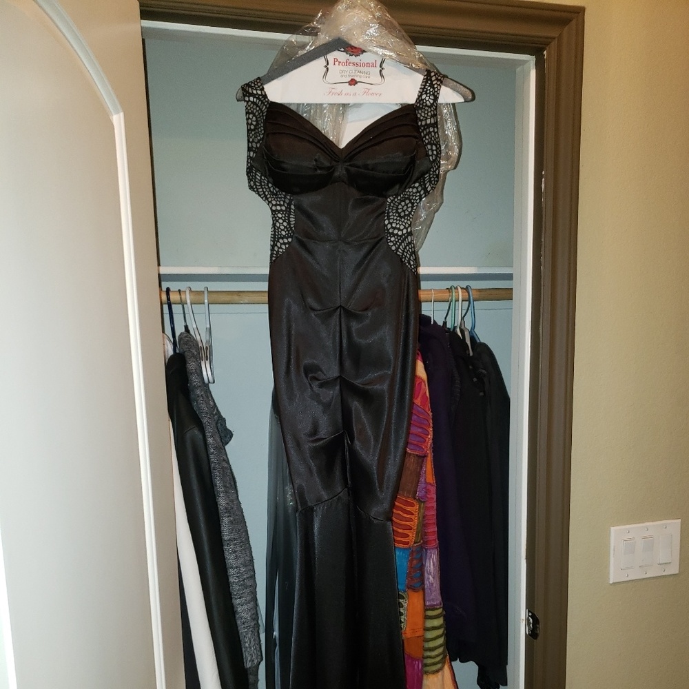 Black gown